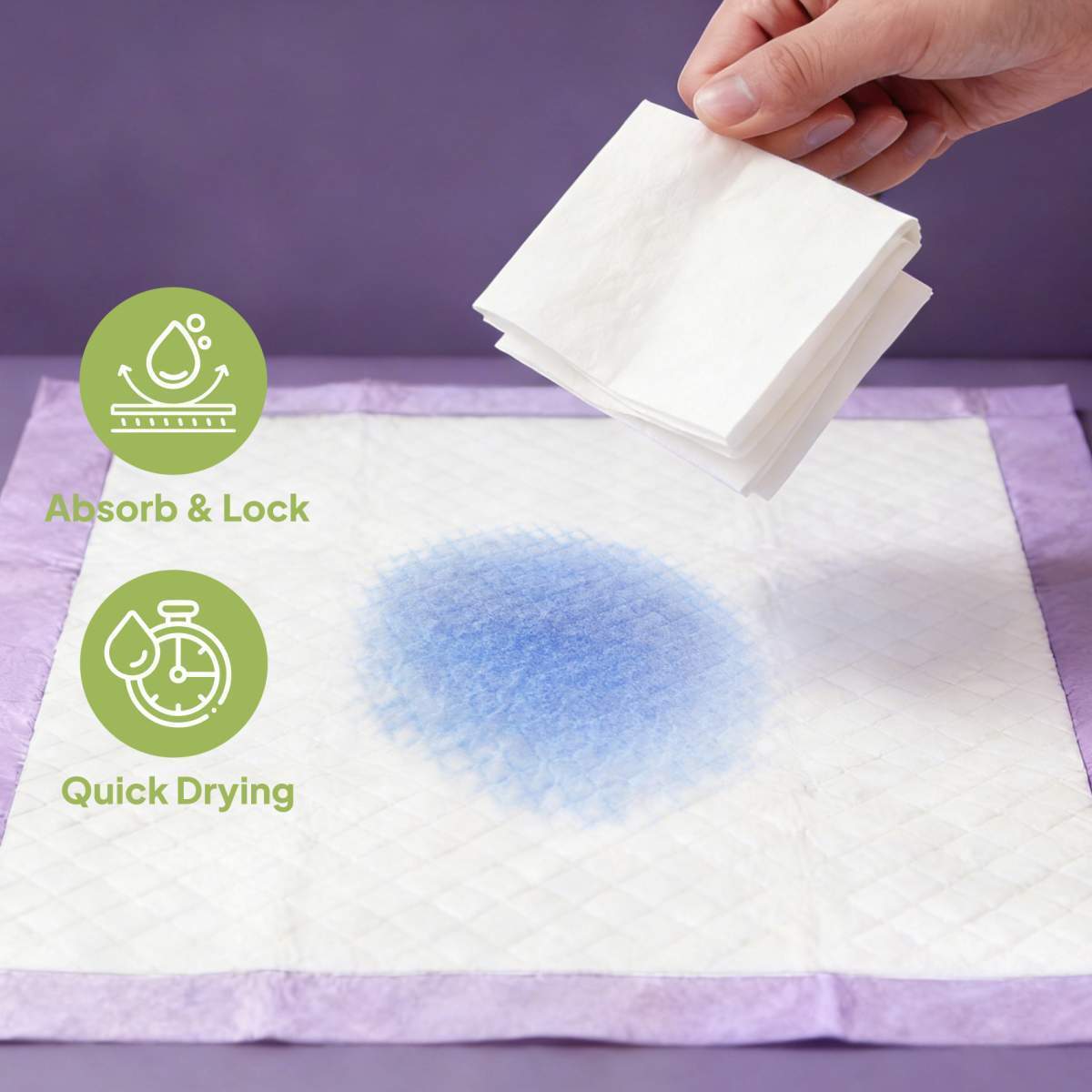 Lavender Scented Disposable Pet Training Pads - Image 5