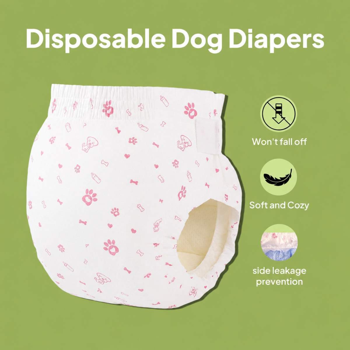 Disposable Female Dog Diapers - Image 6