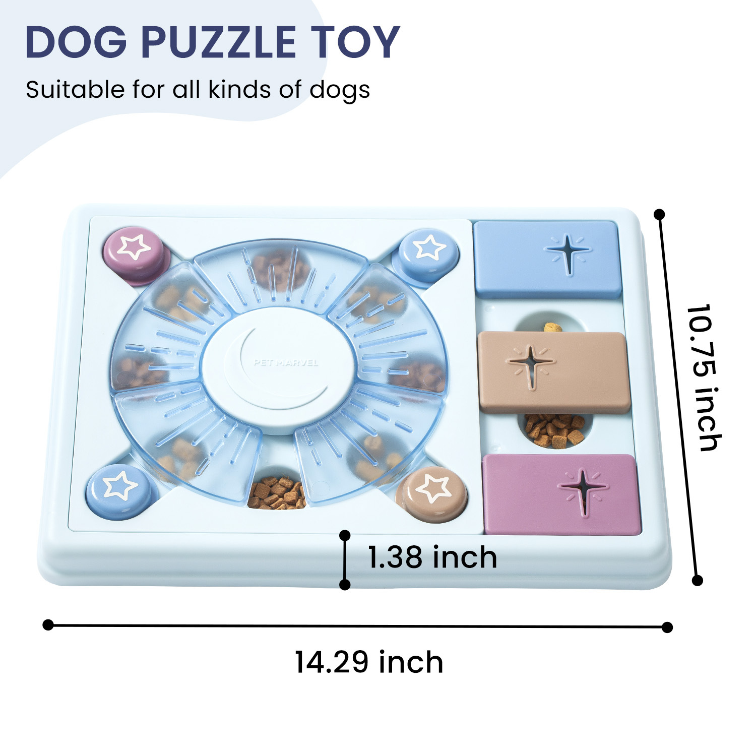 PETMARVEL Interactive Puzzle Game Dog Toy, Level 1-3 - Image 8
