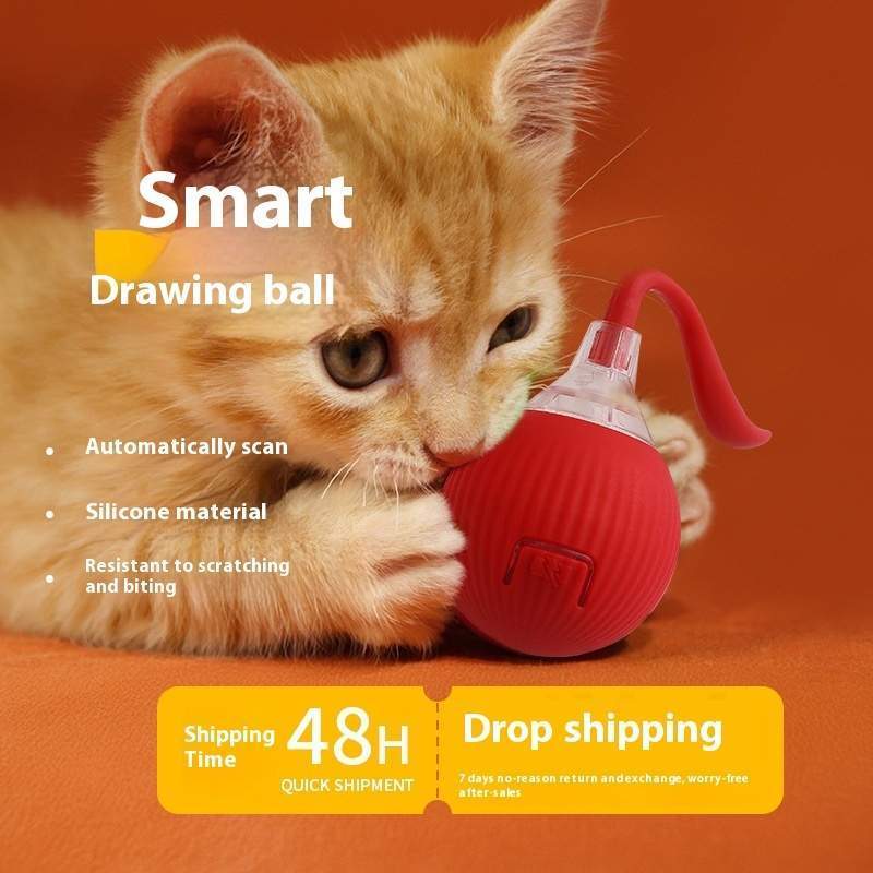 Interactive Cat Toy Ball Super Drive Cat Rolling Ball - Image 2