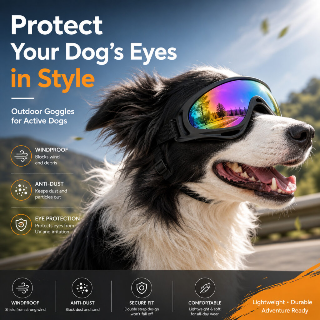 Dog Goggles For Medium & Large Dogs