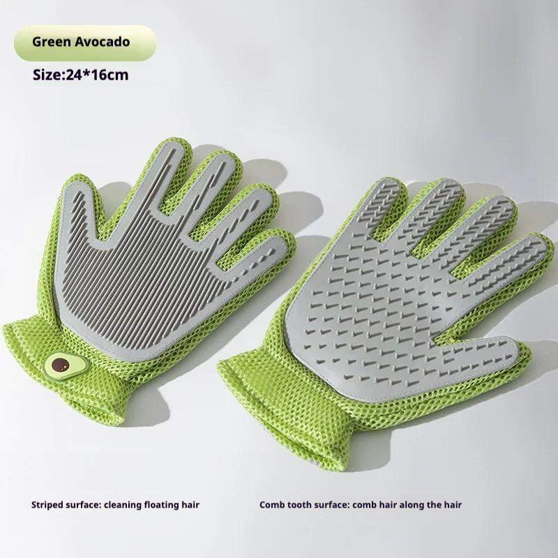 2-in-1 Pet Grooming Gloves & Brushes For Cats And Dogs High-Efficiency Hair Removal & Massage GlovesDouble-Sided Hair RemovalAnti-Scratch & Bite ProtectionCleaning & Grooming - Image 10