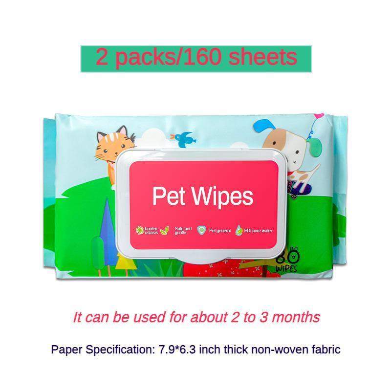 Dog And Cat Wet Wipes, Fragrance Free, Plant.based SKIP THE BATH Gentle Cleansing AndDeodorizing,Hypoallergenic, Wipes For PawsEars, Fur, Eye Ducts And Butt - Image 9