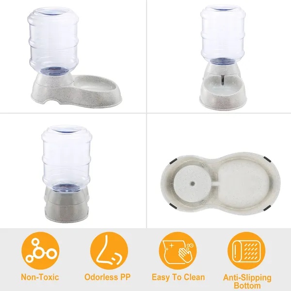 3.5L/1Gal Pet Water Dispenser Self-Dispensing Gravity Pets Water Feeder Automatic Pet Waterer Cat Dog - Image 5