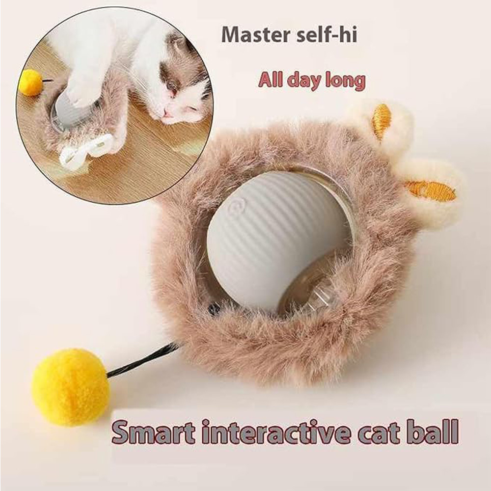 Electric Dog Cat Ball Toy,Indoor Large And Small Cat Dog Interactive Intelligent Rolling Pet Ball - Image 5