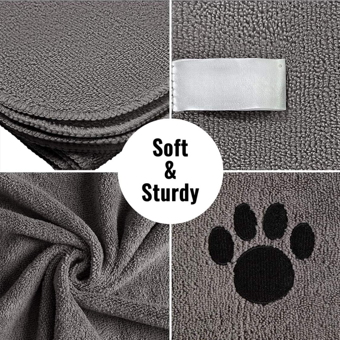 2 Pack Microfiber Dog Towels For Drying Dogs, Super Absorbent And Soft Pet Towels For Dogs Or Cats - Image 6