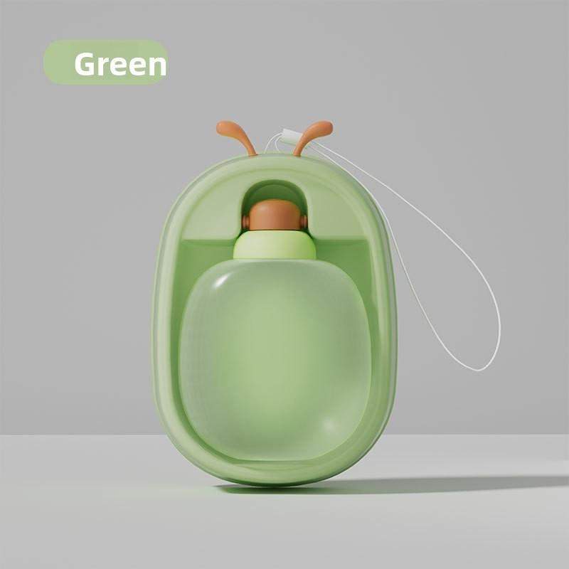 Portable Pet Water Bottle With Cute Antlers Food Grade, BPA Free, Leak Proof Travel Cup For Dogs, Durable, Easy-to-Clean Outdoor Water Dispenser With Lanyard. - Image 3