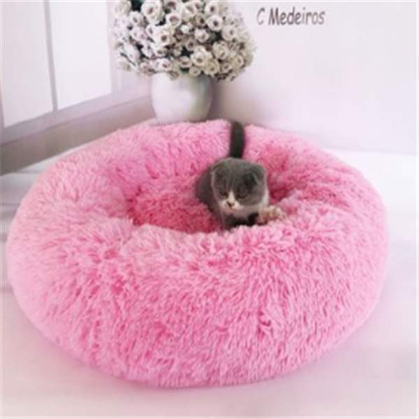 Round Long Hairy Autumn And Winter Nest Pad Cat Mattress - Image 3