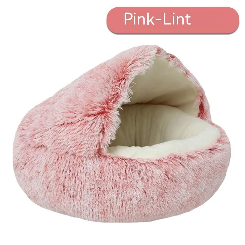 Pet Cat Bed Semi Enclosed Dog House - Image 8