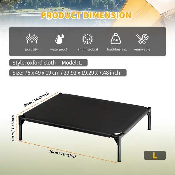 Elevated Breathable Mesh Pet Bed, Indoor&Outdoor Use, Sizes For Small To XL Pets - 2026 Must-Buy - Image 3