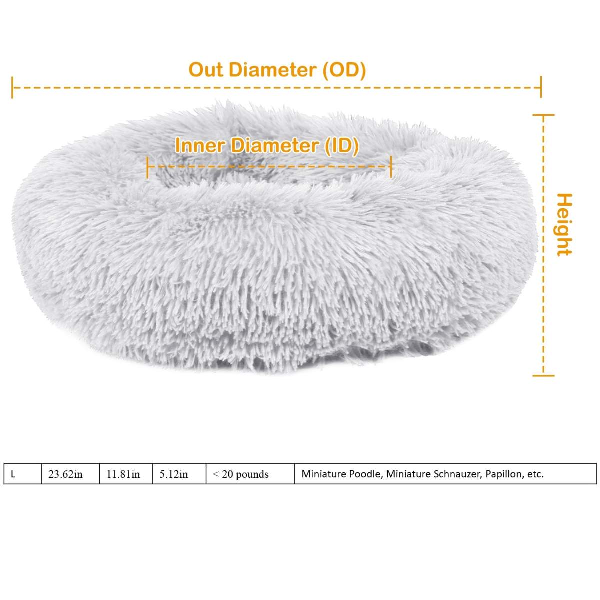 Pet Dog Bed Soft Warm Fleece Puppy Cat Bed Dog Cozy Nest Sofa Bed Cushion - Image 3