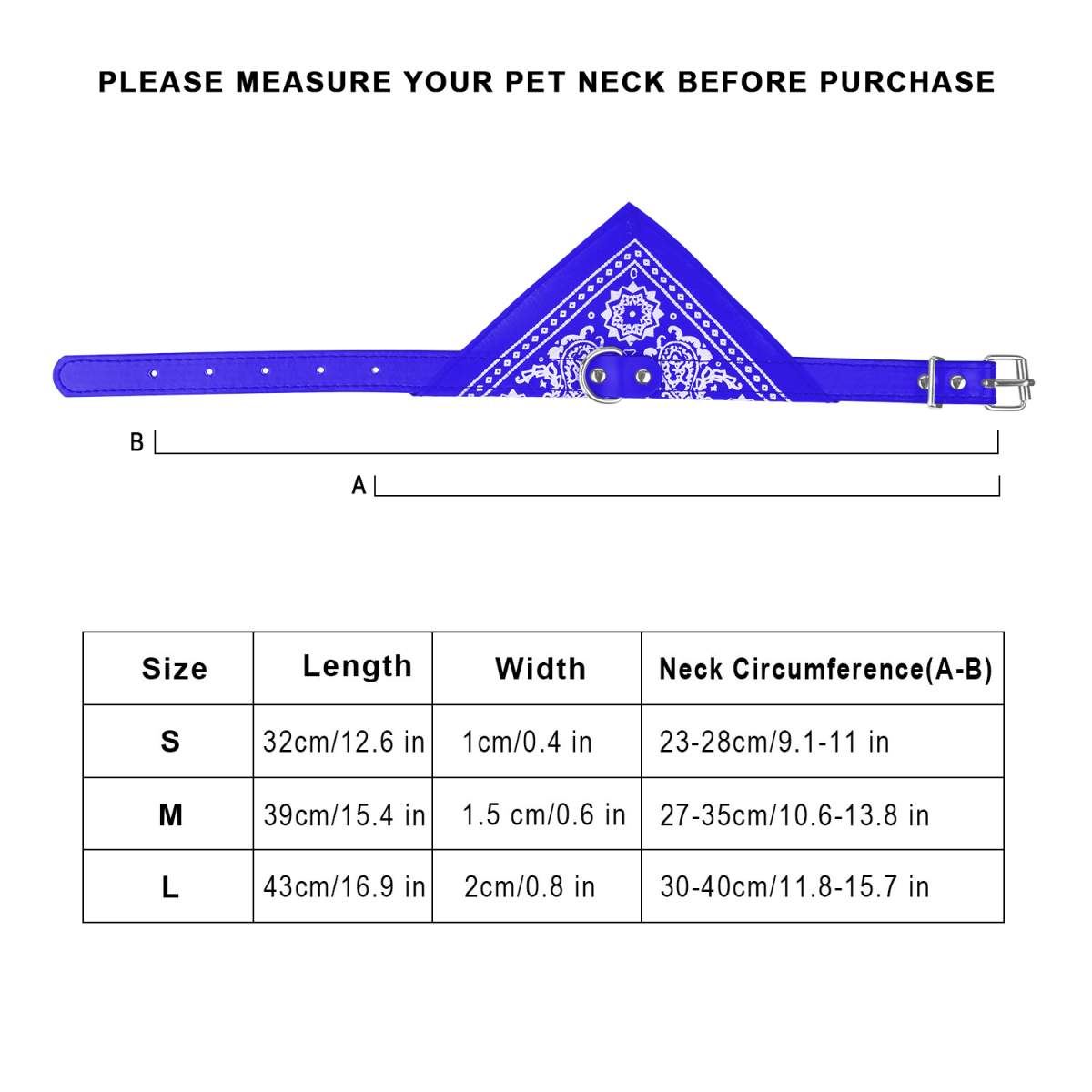 1Pc Adjustable Bandana Leather Pet Collar Triangle Scarf - Image 2