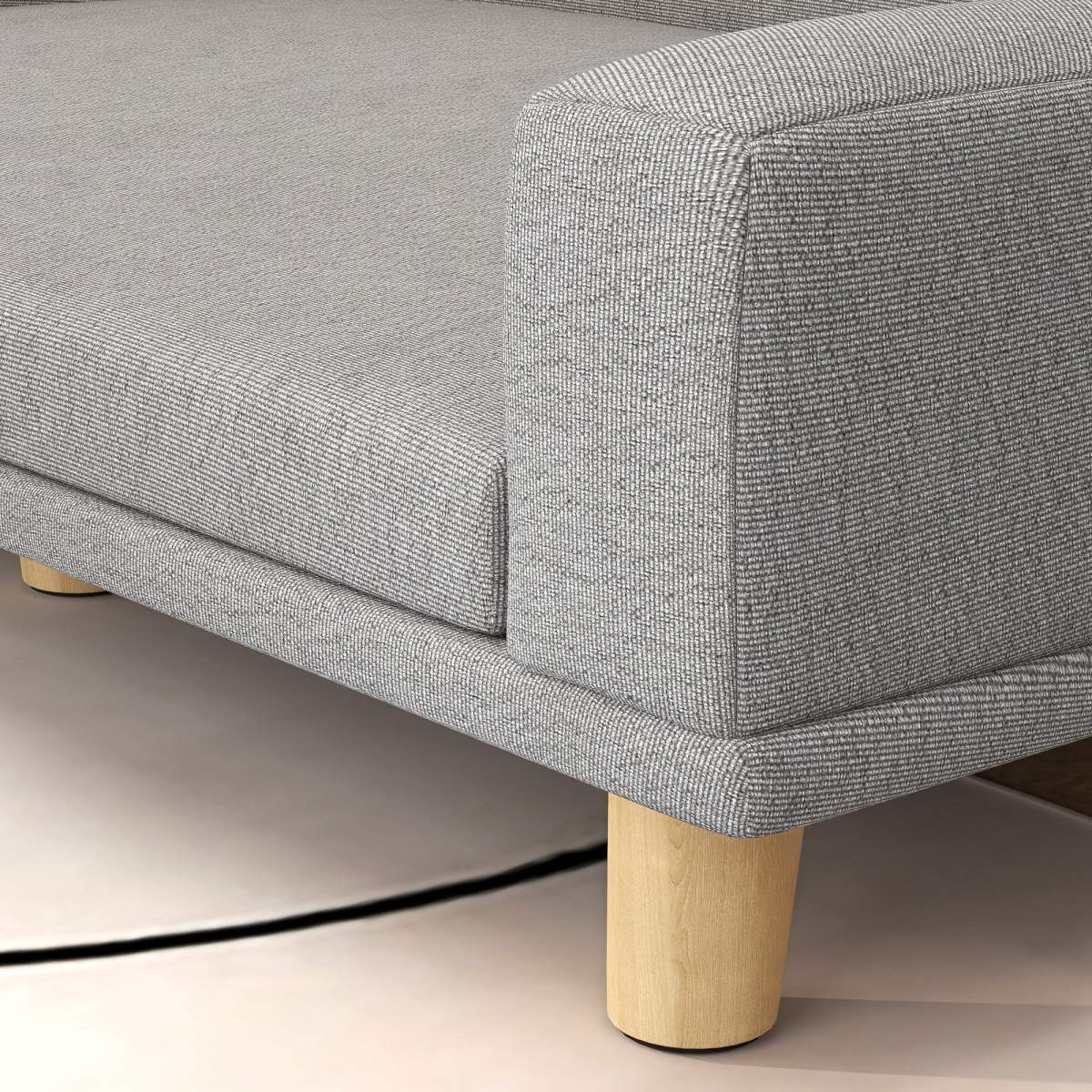 Dog Sofa Couch Bed with Washable Cushion for Large Dogs, Cats, Gray - Image 5