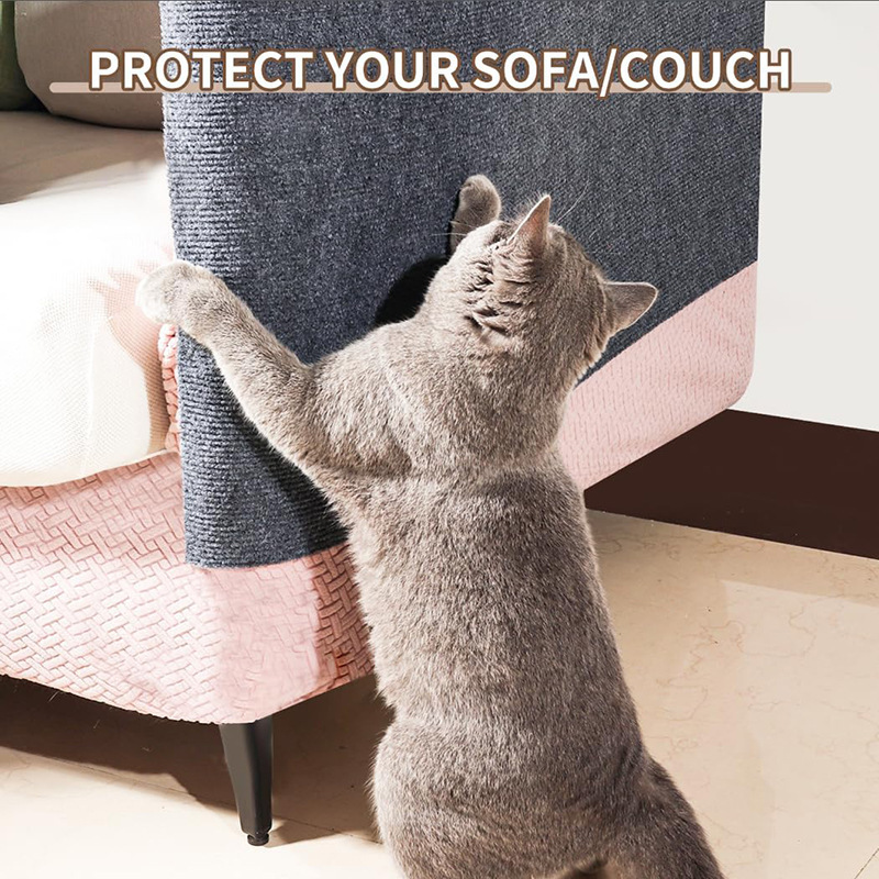 Self-Adhesive Carpet Cats Scratch Board Wall Anti Cat Scratch Sofa Diy Cats Scratch Board Sofa Protection Paws Sharpen Trimmable Pet Products - Image 8