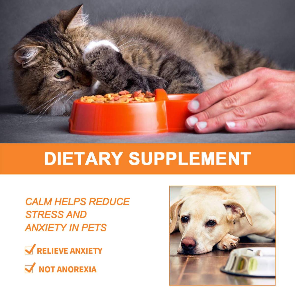 Pet Calming Hemp Oil For Dogs & Cats, Natural Anxiety Relief Supplement, Improve Appetite & Support Pet Health, 30ml - Image 6