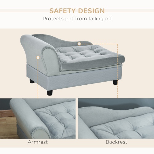 Luxury Small Dog Bed With Hidden Storage - Image 5