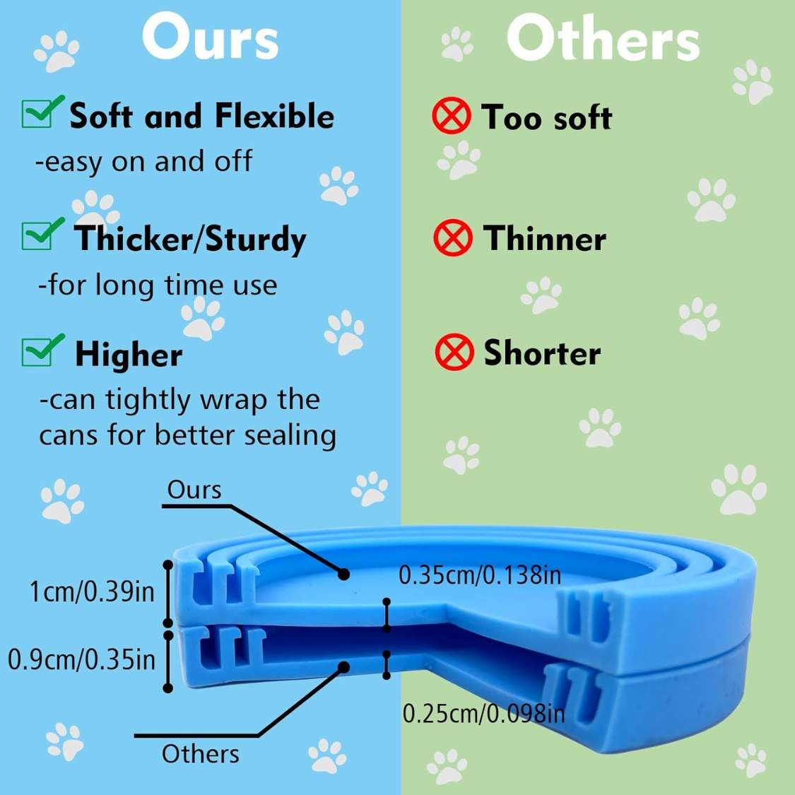 Pet Food Can Cover Silicone Can Lids For Dog And Cat Food - Image 4