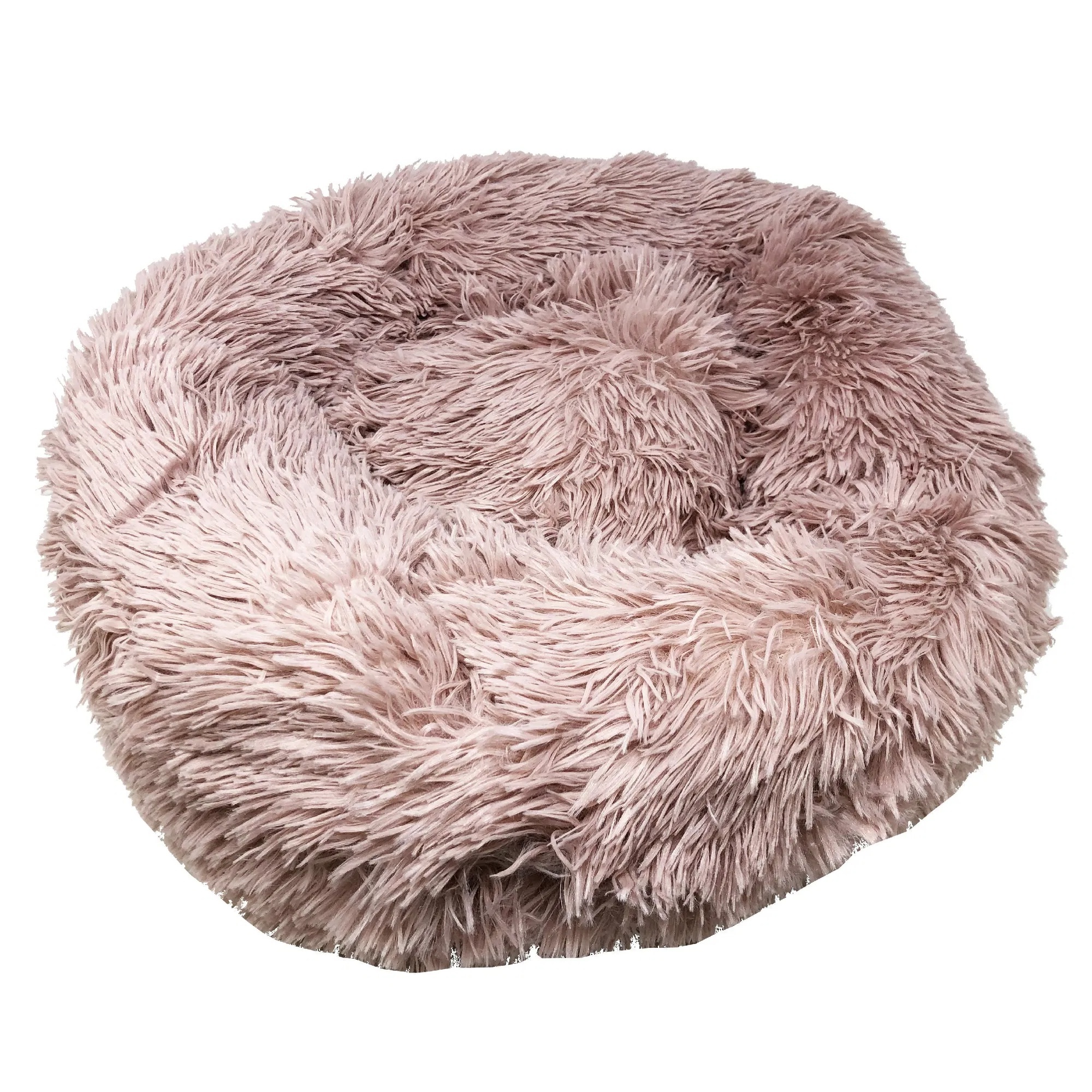 Premium Plush Round Dog Bed, Soft Cozy Pet Bed With Raised Edge - Image 6