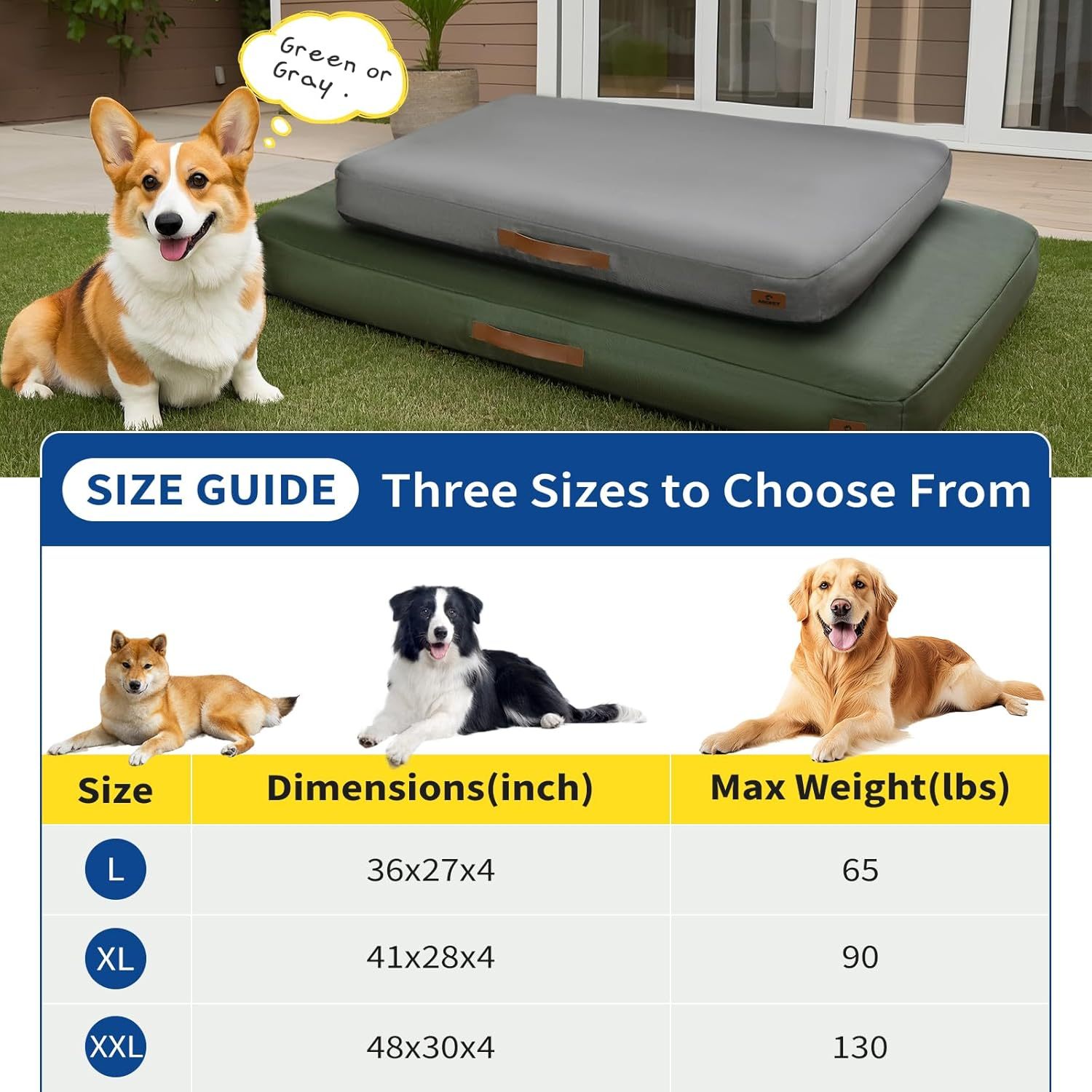 Medium Dog Outdoor Removable And Washable Inflatable Waterproof And Non-slip Dog Bed Summer Pet Travel Mat - Image 2