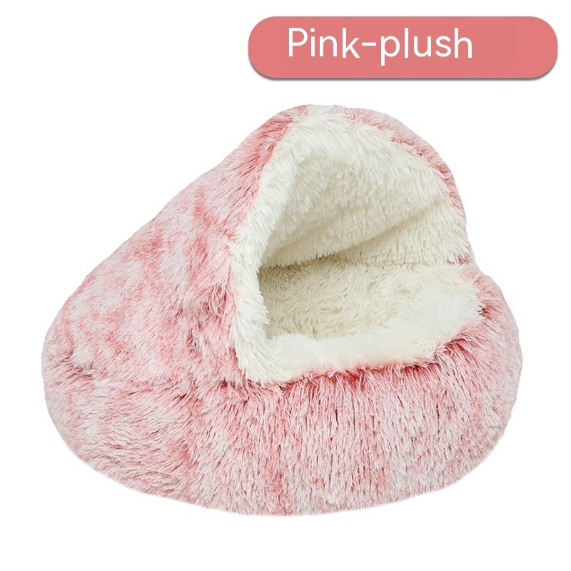 Pet Cat Bed Semi Enclosed Dog House - Image 6