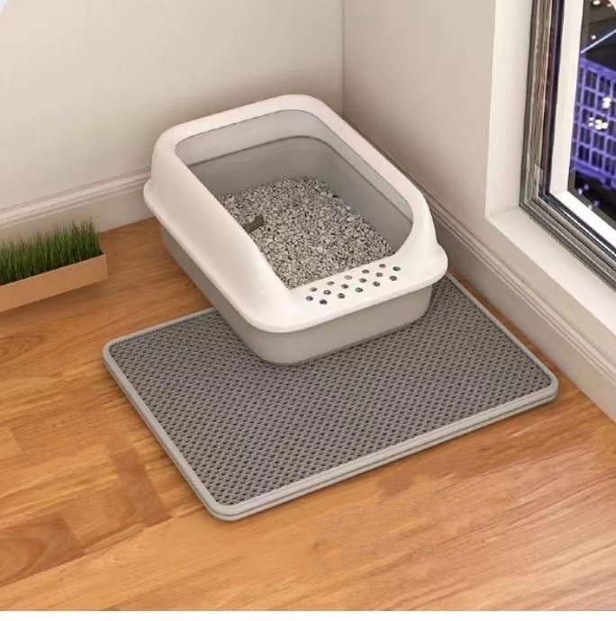 Cat Litter Mat Double Layer Filter Anti-bring Out - Image 2