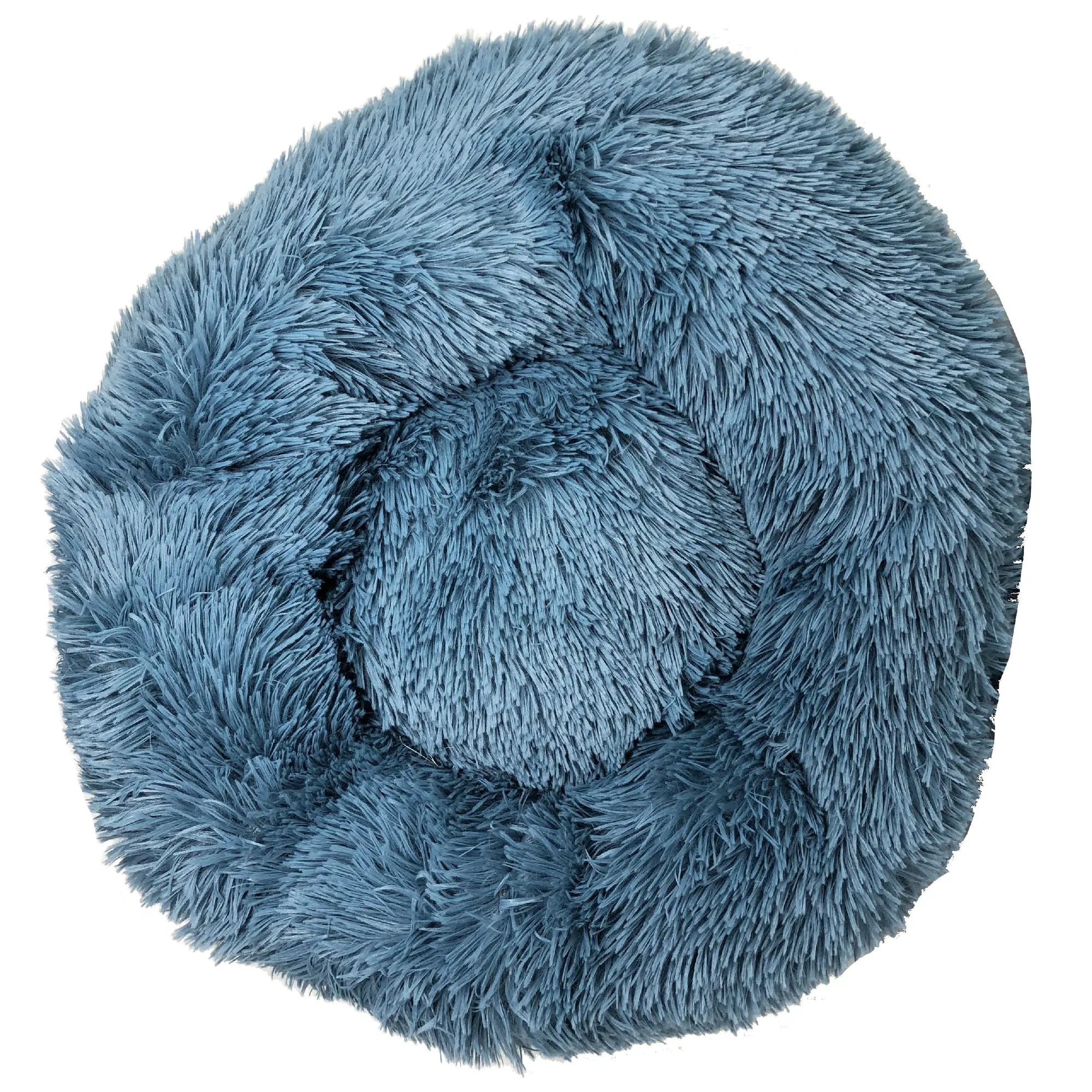 Premium Plush Round Dog Bed, Soft Cozy Pet Bed With Raised Edge - Image 4