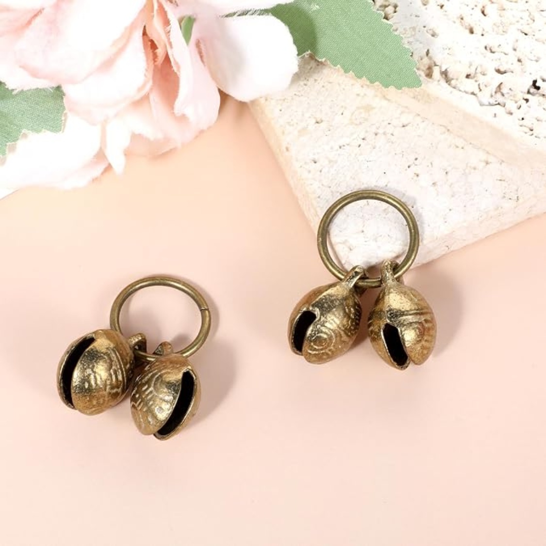 Copper Bell For Dog Collar, 4 PCS Brass Dog Bells Extra Loud Collar Bell For Pet Tracking Anti Lost Training Pets Pendant Accessories Anti Theft Bells For Little Dogs - Image 2