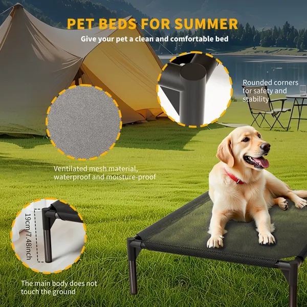 Elevated Breathable Mesh Pet Bed, Indoor&Outdoor Use, Sizes For Small To XL Pets - 2026 Must-Buy - Image 2