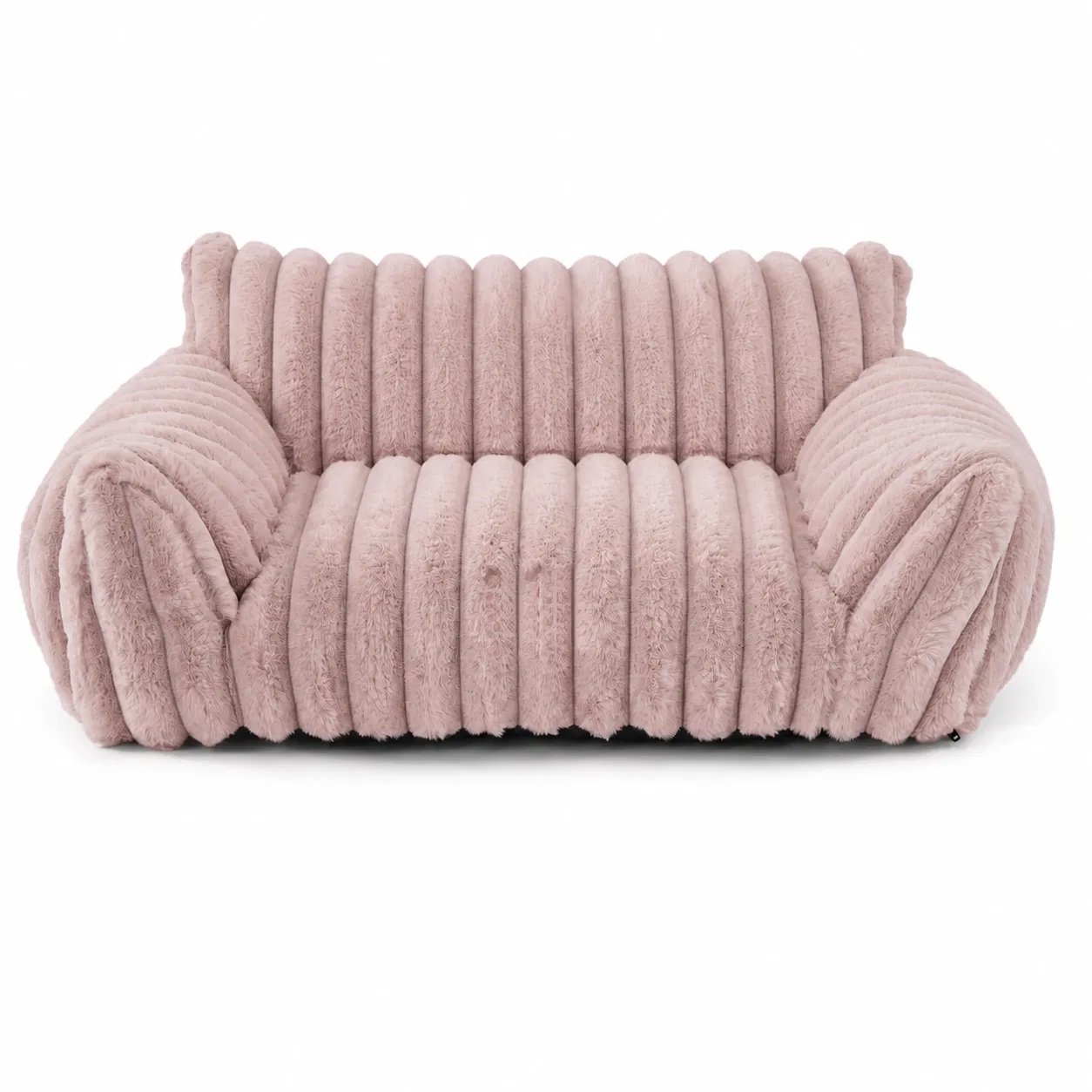 Cute Cat Couch For Pets - Fluffy Cat Beds With Premium Soft Corduroy Fleece, Fuzzy Cats Beds For Indoor Cats With Removable Washable Cover, Supportive Pet Sofa - Image 4