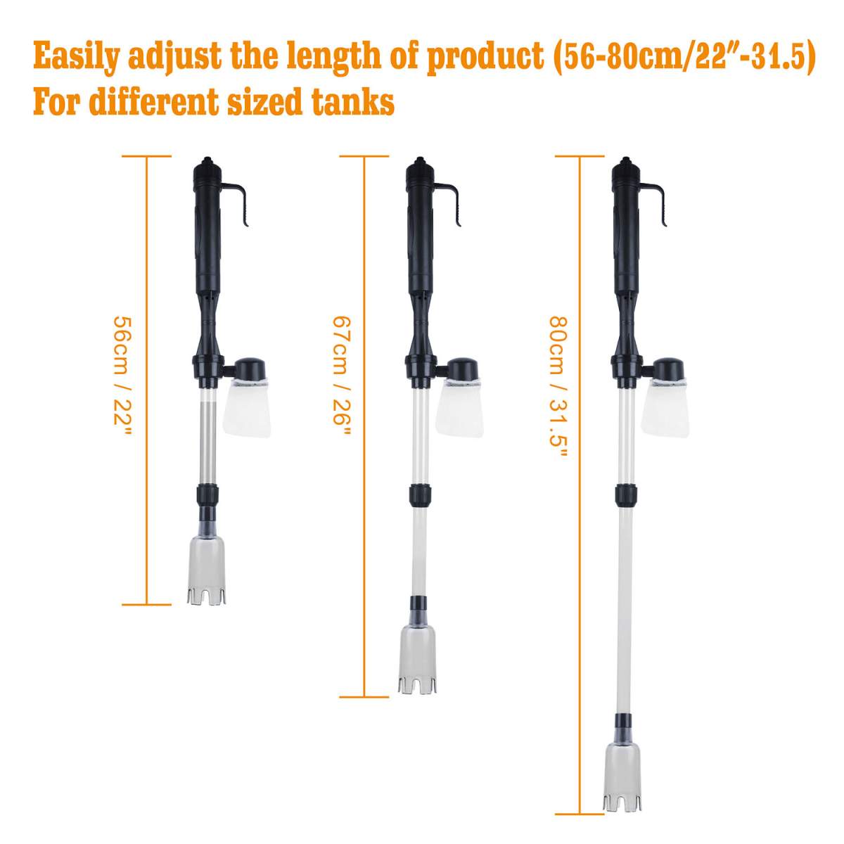 Battery-Operated Aquarium Vacuum Gravel Cleaner For Fish Tank - Image 10