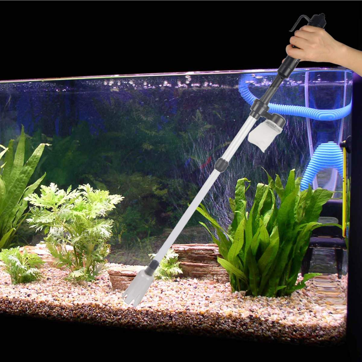Battery-Operated Aquarium Vacuum Gravel Cleaner For Fish Tank - Image 5