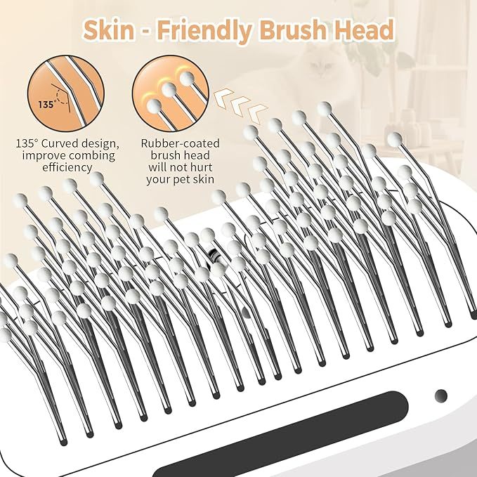 3 In 1 Cat Steam Brush, Pet Steam Brush For Cat Dog Long Short Haired, Pet Spray Hair Removal Comb For Small Animals Shedding & Grooming, Water Mist Spray Brushes With Release Button - Image 10