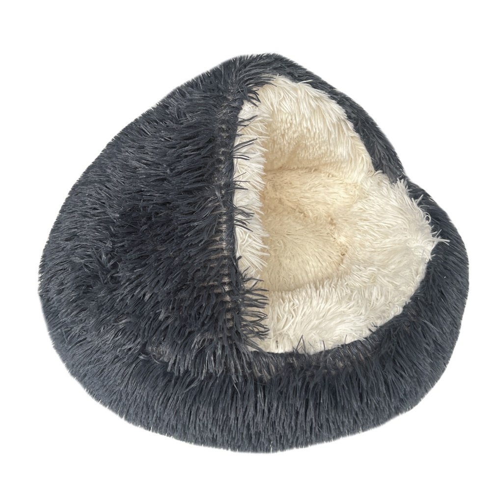 Pet Cat Bed Semi Enclosed Dog House - Image 4
