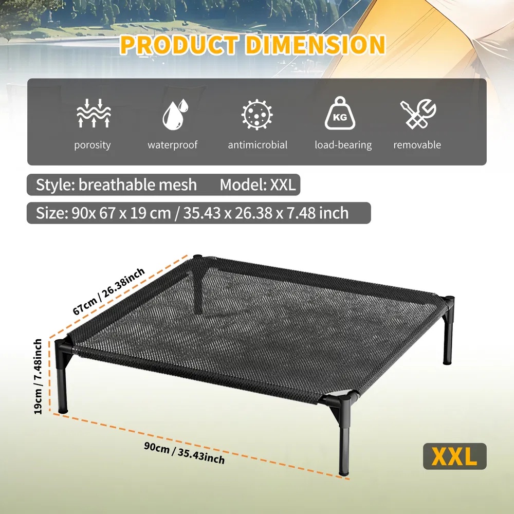 Elevated Breathable Mesh Pet Bed, Indoor&Outdoor Use, Sizes For Small To XL Pets - 2026 Must-Buy - Image 4