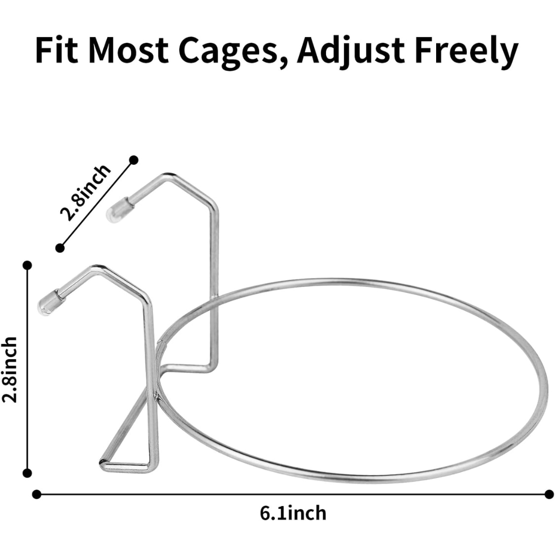 2PCS Kennel Water Bowl Hanging,Stainless Steel Puppy Bowls For Small Dog Cage,Kennel, Crate, Catio Accessories,Dog Crate Water Bowl Dish Feeder Food Holder No Spill - Image 5