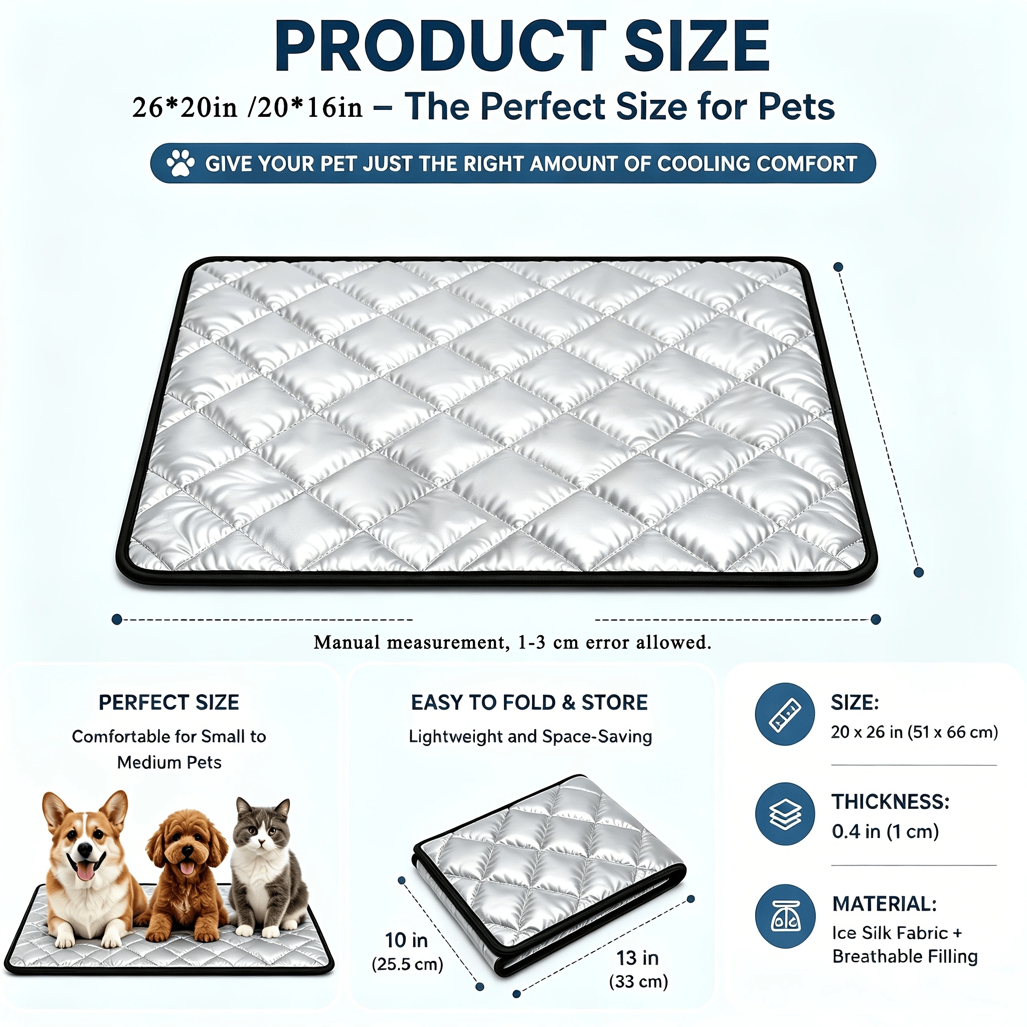 A Must-Have When Going Out.Multi-use Pet Pad, Waterproof, Machine Washable & Dirt Repellent For Dogs & Cats, Works For Various Scenarios - Image 2