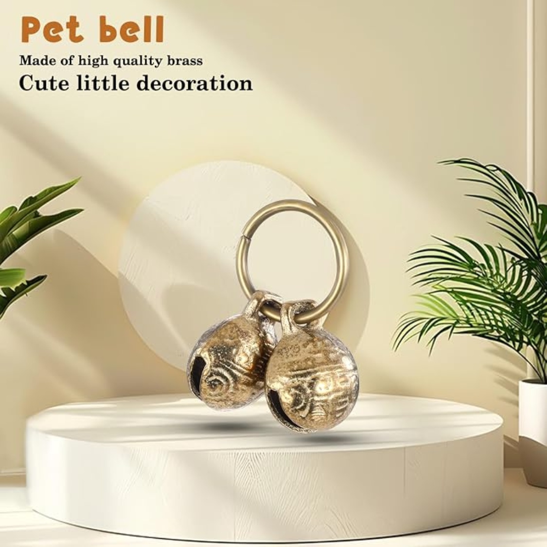 Copper Bell For Dog Collar, 4 PCS Brass Dog Bells Extra Loud Collar Bell For Pet Tracking Anti Lost Training Pets Pendant Accessories Anti Theft Bells For Little Dogs - Image 5