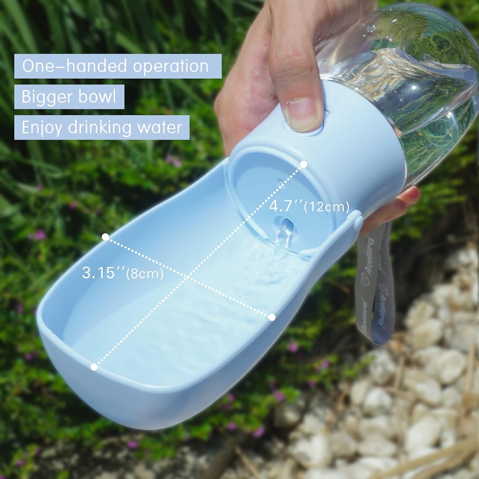 Foldable Dog Water Bottle, Portable Water Dispenser For Cat, Rabbit, Puppy And Small Animals, The Perfect Dog Gifts And Dishwasher Safe Pet - Image 3