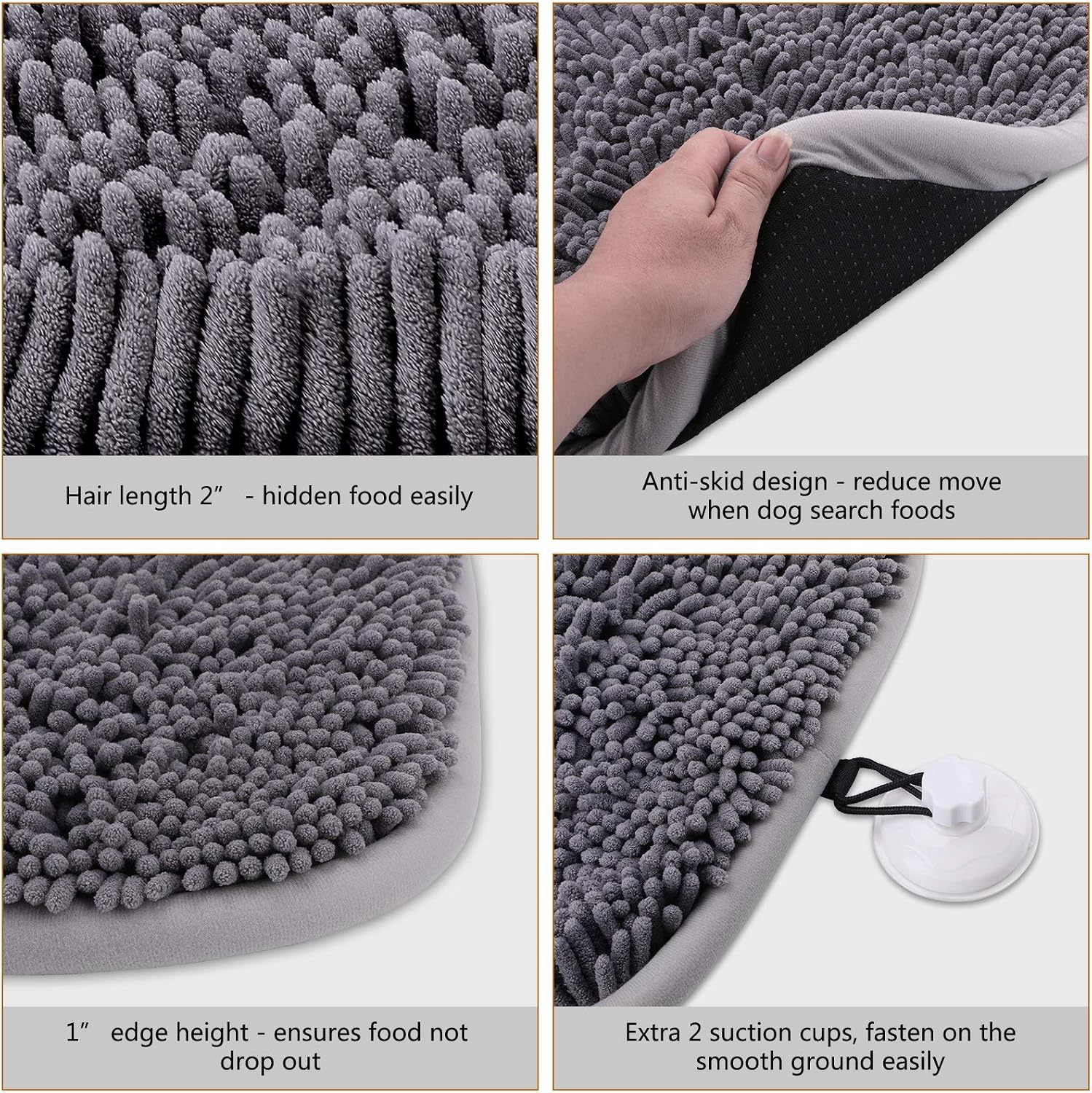 Snuffle Mat For Dogs, Interactive Puzzle Feeding Toy For Pets, Slow Feeding Game And Nose Work Activity For Mental Stimulation - Image 5